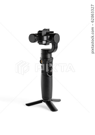 Action camera with stabilizer. 62863327