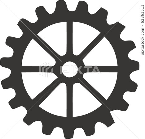 Gear icon illustration Gear icon illustration 62863513
