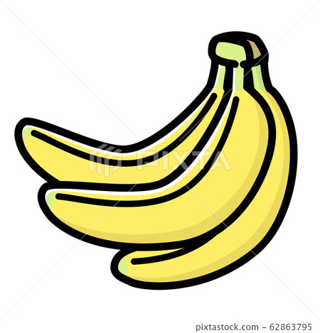 Banana bunch cartoon 62863795