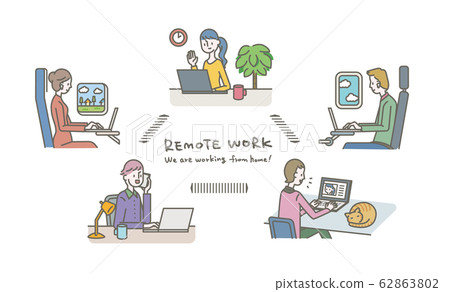 work from home, WFH, laptop 62863802