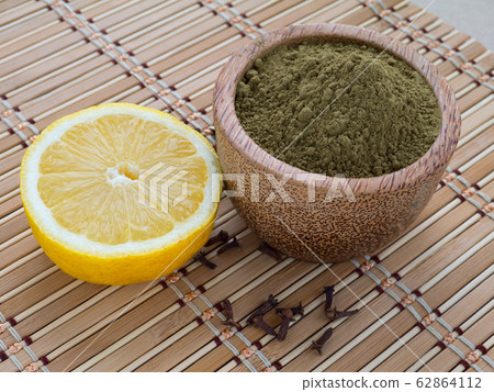Henna powder and lemon Henna powder and lemon 62864112