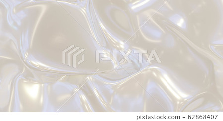 glossy whitefluid glossy mirror water effect background backdrop texture 3d render illustration 62868407
