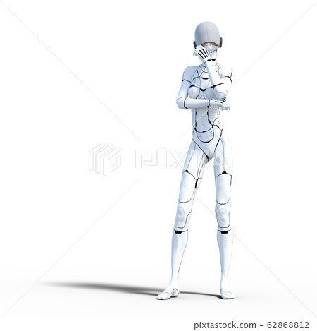 AI機器人android perming3DCG插圖素材 62868812