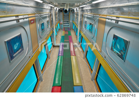 [Large underwater sightseeing boat (Orca) onboard] Tsudocho, Naha City, Okinawa Prefecture 62869748