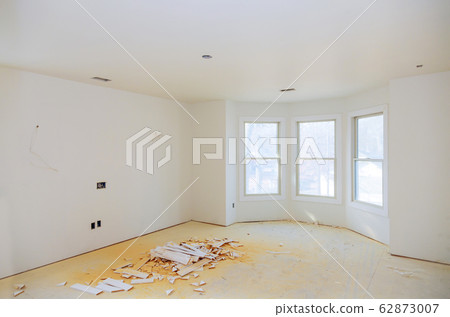 Interior construction of housing project with 62873007