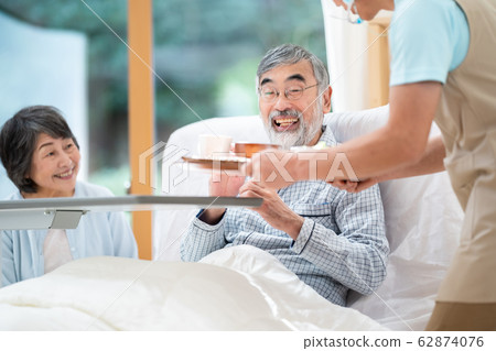 Meal care image senior day care care worker nursing home Meal care image senior day care care worker nursing home 62874076