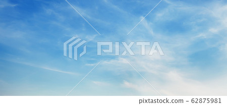 panorama blue sky with white cloud view nature 62875981
