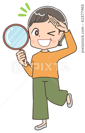 Grandma senior woman cute manga anime illustration Grandma senior woman cute manga anime illustration 62877468