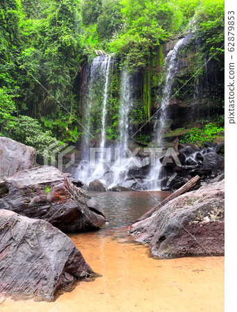 Waterfall in Phnom Kulen National Park, Cambodia 62879853