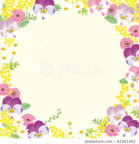 Spring flowers background illustration Spring flowers background illustration 62881462
