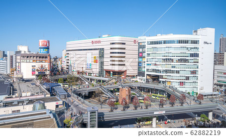 Kawaguchi-shi, Saitama In front of JR Kawaguchi Station east exit 62882219