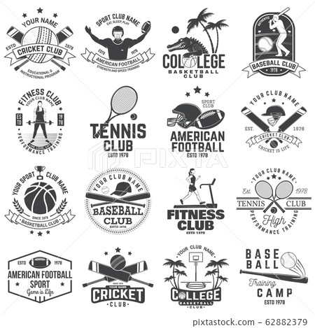 Simple retro american football logo design Vector Image