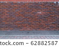 Magenta bricks, loft exterior background 62882587