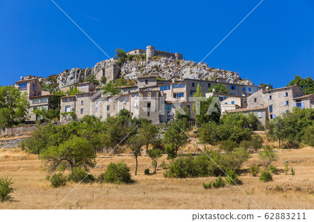 Town Trigance in Provence France Town Trigance in Provence France 62883211