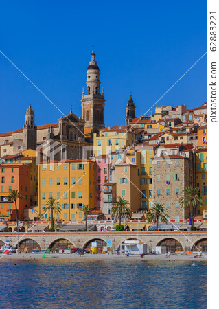Town Menton in France 62883221