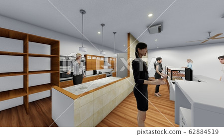 Cake shop there are people illustration 11 Cake shop there are people illustration 11 62884519