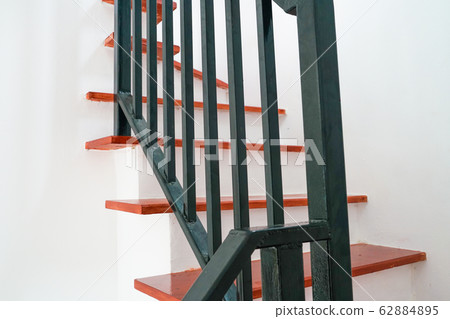 Modern wooden brown stair interior renovate 62884895