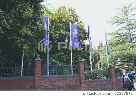 Melbourne brick building landscape Melbourne brick building landscape 62887672