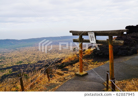 Izu Oshima Miharasan Crater Round Route Mihara Shrine 62887945