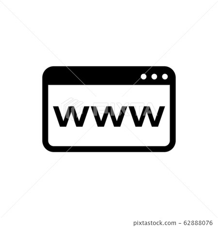Network www icon. Internet http address symbol. Network www icon. Internet http address symbol. 62888076