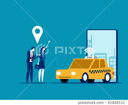 Online car sharing, Concept business trasportation 62888532