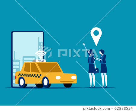Online car sharing, Concept business trasportation 62888534