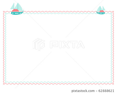 波浪和遊艇架 波浪和遊艇架 62888621