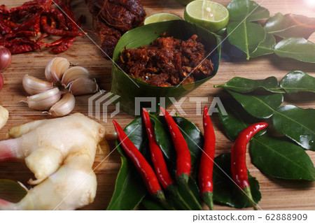 Hot and Spicy sauce with local ingredient fresh Hot and Spicy sauce with local ingredient fresh 62888909