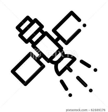 Satellite Topography Tool Icon Thin Line Vector Satellite Topography Tool Icon Thin Line Vector 62889176