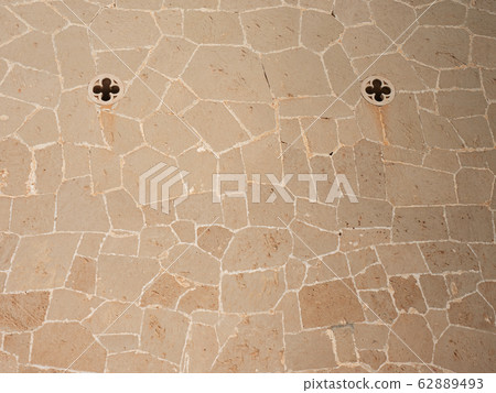 Medieval building, rotunda, built of local marble. Medieval building, rotunda, built of local marble. 62889493