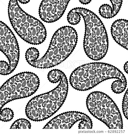 Modern paisley pattern Modern paisley pattern 62892257
