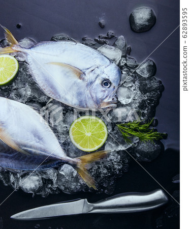 Two fresh fish (vomer) stainles knife  half 62893595