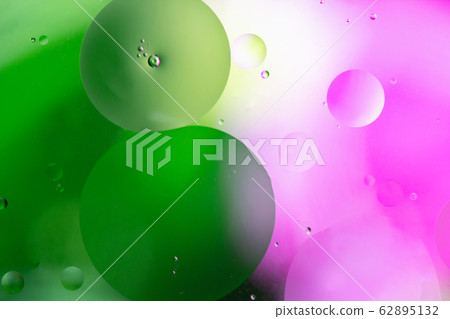 Oil droplets on water Oil droplets on water 62895132