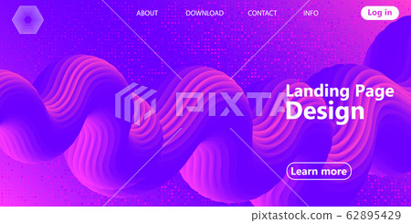 Purple background. Fluid shape. Abstract flow. Purple background. Fluid shape. Abstract flow. 62895429