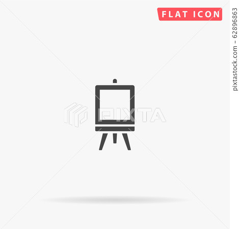 Flipchart flat vector icon Flipchart flat vector icon 62896863