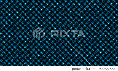 Dark blue cosmic rain of halftone dots 62899728