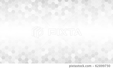 Light gray hexagonal mosaic background 62899730