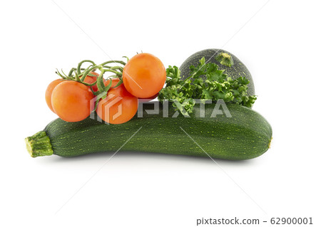 Courgette or zucchini, cherry tomato and parsley Courgette or zucchini, cherry tomato and parsley 62900001