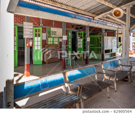 Kalaw train station, shan state, Myanmar 62900564
