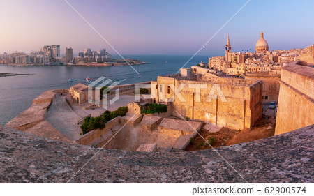 Valletta Skyline at sunset, Malta 62900574