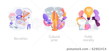 Ethical and medical issues abstract concept... - Stock Illustration ...