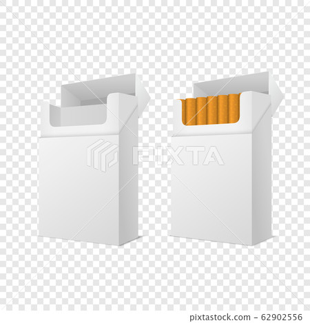 Vector Realistic Closed and Opened Clear Blank Empty and with Cigarettes Pack Box Set Isolated on Transparent Background. Design Template. Smoke Problem Concept, Tobacco, Cigarette Mockup. Side View Vector Realistic Closed and Opened Clear Blank Empty and with Cigarettes Pack Box Set Isolated on Transparent Background. Design Template. Smoke Problem Concept, Tobacco, Cigarette Mockup. Side View 62902556