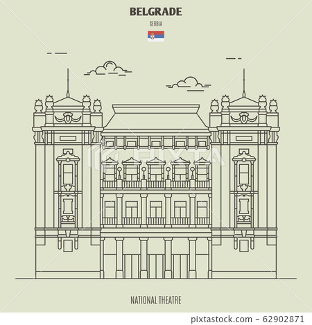 National Theatre in Belgrade, Serbia  62902871