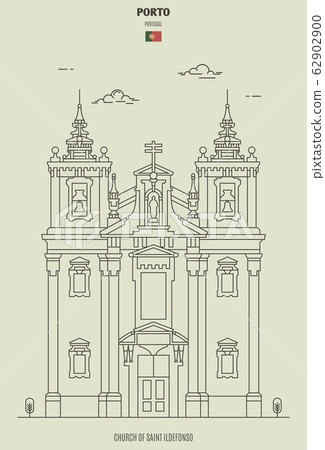 Church of Saint Ildefonso in Porto, Portugal. Church of Saint Ildefonso in Porto, Portugal. 62902900