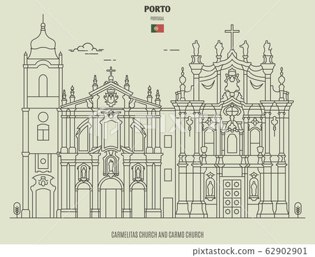 Carmelitas Church and Carmo Church in Porto Carmelitas Church and Carmo Church in Porto 62902901
