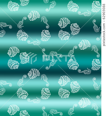 Vector illustration of marine seamless background Vector illustration of marine seamless background 62903088