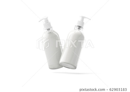 Blank two glass cream bottle mock up, no gravity Blank two glass cream bottle mock up, no gravity 62903183