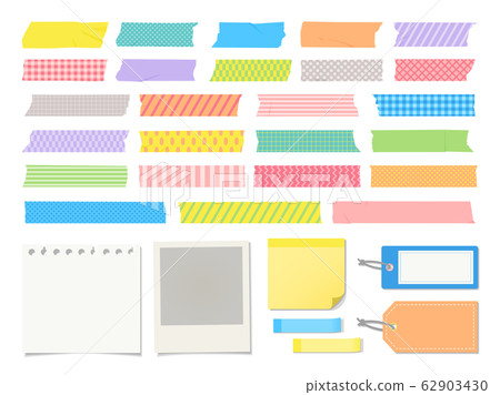 Masking tape and paper design material Masking tape and paper design material 62903430