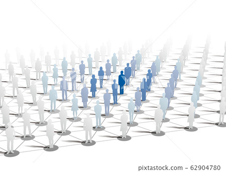 Vector illustration silhouette network influencer influenza new coronavirus 62904780