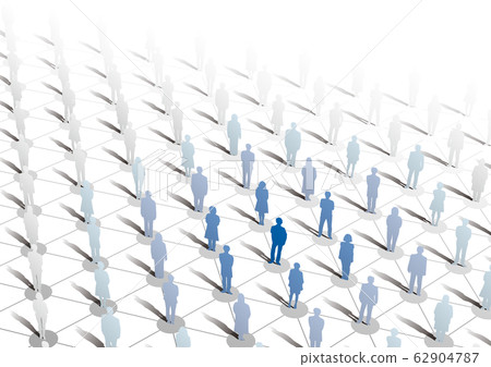 Vector illustration silhouette network influencer influenza new coronavirus 62904787